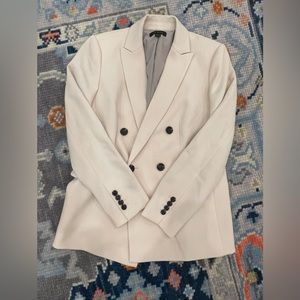 Ann Taylor Cream Blazer Size 6